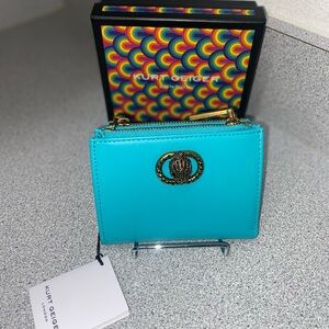 NWT Kurt Geiger Turquoise Wallet